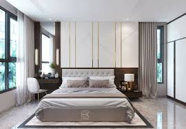 Read how to create a bespoke feature wall design using board and batten stripwood. Bedroom Design Services Decorill