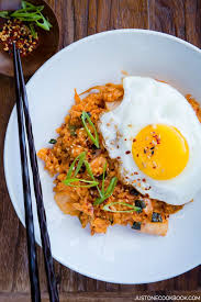 Kimchi Fried Rice Just One Cookbook Recipe Kimchi Fried Rice Recipes Easy Japanese Recipes