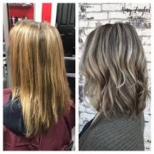Ash Blonde Highlight Lowlight Transformation By Askforamy Blending Gray Hair Ash Blonde Highlights Gray Hair Highlights
