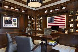 Vintage Home Offices Home Office Design Masculine Home Office