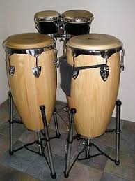 Conga yang merupakan keturunan yang berbentuk kerucut berbentuk drum dari makuta. Conga Wikipedia