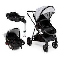 Travel System Cosco Kids, Lummy Trio, Isofix, Cinza Gelo | Amazon.com.br