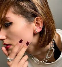 Single Silver Thick Ear Cuff, One Dainty Fake Helix Piercing, Stackable Ear  Cuff No Piercing, Upper Ear Smooth Earring, Cartilage Ear Wrap