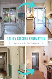the galley kitchen renovation before