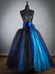 Gothic Black And Blue Wedding Dresses Black And Blue Long Gothic Burlesque Corset Prom Dress Devilnight Co Uk Pretty Dresses Ball Gowns Prom Dresses Blue