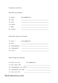 Possessivpronomen Uben Deutsch Lernen Deutsch Unterricht Deutsche Sprache