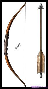 Simple Bow And Arrow Can T Wait To Get Started Bow Drawing Arrow Painting Arrow Drawing