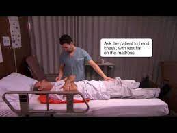 I have used the pull sheet system(when short staffed), and tucked a pillow behind the back to hold the immobile person over on their side. One Person Minimum Assist Reposition Up In Bed Youtube