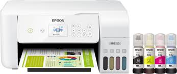 ويندوز 10 (32 و 64 بت). Epson Ecotank Et 2720 Wireless All In One Inkjet Printer White Ecotank Et 2720 Printer C11ch4 Best Buy