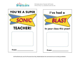 Sell us your cards for cash. Sonic Teacher Gift Printable Download A Few Shortcuts