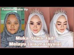 Kita pasti sudah tahu bahwa suku jawa adalah salah satu suku paling banyak di indonesia. Tutorial Make Up Ala Malaysia Di Wajah Orang Jawa Makeup Akad Video Rating 5 Random Makeuptips Tutorial Malaysia Makeup