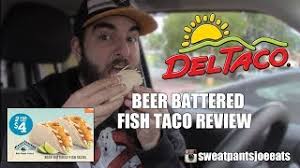 Put the vinegar in a pan with 150ml water, the coriander seeds, peppercorns, sugar and 1 tsp salt over a medium heat, stirring until the sugar has dissolved. Del Taco Beer Battered Fish Tacos Review Sweatpants Joe Eats 2018 Youtube