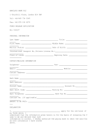 The company status is active. Barclays Funds Release Form