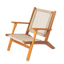 Balkene Home Vega Natural Stain Wooden Outdoor Armchair Walmart Com In 2020 Lounge Chair Outdoor Outdoor Chairs Patio Chairs