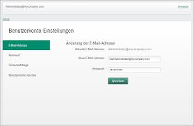 E Mail Adresse Andern