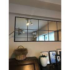 予算6000円で出来る ミラーを窓に見せるdiyで 部屋の雰囲気をガラッと変えて海外風インテリアに インテリア 鏡 インテリア リビング リビング 鏡