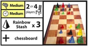 The square marked as a1 should be black. Martian Chess Looney Labs