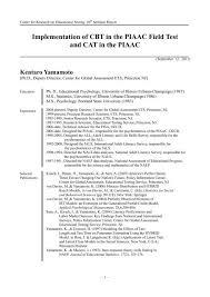 Cbt focuses on challenging and changing cognitive distortions (e.g. Implementation Of Cbt In The Piaac Field Test And Cat In The Piaac