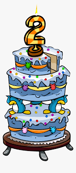 Here we have uploaded birthday cake for the 2 years old little kid. 2nd Anniversary Party Cake 2nd Birthday Cake Png Transparent Png Kindpng