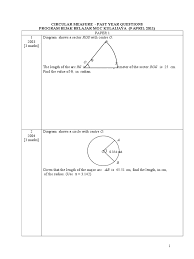 Lim jun hao associate editor: Form 4 Additional Mathematics Chapter 8 Circular Measure Elementary Geometry Geometric Objects