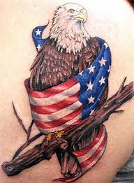 This tattoo is one of its kinds when it comes to unique rebel flag tattoo ideas. 95 Bald Eagle With American Flag Tattoos Designs With Meanings