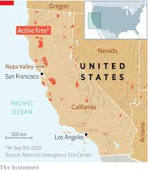 2015, 2017 and 2018, the next hottest years, saw the valley fire (the fourth most destructive in california. Wildfires Will Be More Common In A Warming World The Economist