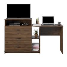 Another in a locked file cabinet, and the last in a safe in the basement. Ameriwood Home Rebel 3 In 1 Media Dresser And Desk Combo In Walnut 9866222com
