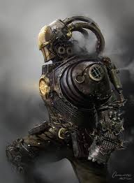 The One In Front Of The Gun Lives Forever Reddit Https Www Artstation Com Artwork V24vx Steampunk Iron Man Steampunk Robots Steampunk Art