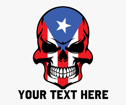 Puerto rico is fighting, lets strengthen the love between us and the space we inhabit by promoting respect, solidarity, tolerance, union, communication, and community the famous door in old san juan now has the puerto rican flag painted in black and white, as a sign of mourning and resistance. Puerto Rican Flag Skull Drinking Glass Coqui Puerto Rico Flag Hd Png Download Transparent Png Image Pngitem