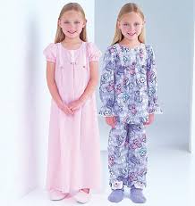 Children S Girls Nightgown Top And Pants Pakaian Anak Baju Anak Anak Perempuan