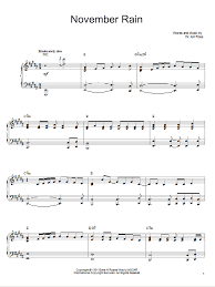 Nuevo cover que se suma a este proyecto llamado rock traducido donde traduzco clásicos de rock y metal a nuestro idioma, manteniendo lo más posible el mens. Guns N Roses November Rain Sheet Music Pdf Notes Chords Pop Score Piano Vocal Guitar Right Hand Melody Download Printable Sku 76207