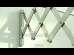 It features an accordion expandable design making it great for towels and sheets. Stainless Wall Mounted Expandable Clothes Drying Towel Rack Laundry Hanger Youtube
