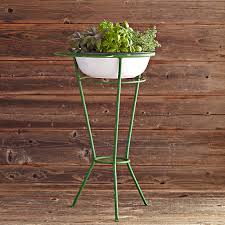 vintage wash sink planter with stand