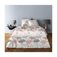 Couverture en microfibre avec plumes et duvet de canard taille : Couette Hiver Microfibre Flowers 140x200