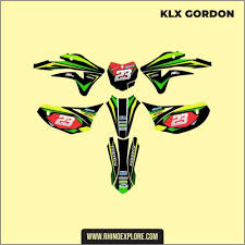 Download pola decal semua merk motor gratis pola decal striping cek deskripsi. Klx Gordon Rhino Explore Design Made Easy