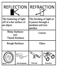 Very short answer type (1 mark). Reflection And Refraction Sort By Hoppin Science Lady Tpt