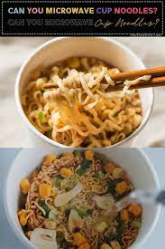 Pour ½ cup water over the broken noodles. Can You Microwave Cup Noodles The Fork Bite