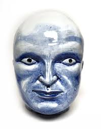 Blue And White Head — The Compound Gallery