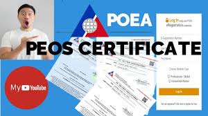 This person should preferably be the business owner, a director or a senior employee. Kumuha Ng Eservices Certificate Online 2021 Eregistration Ng Poea Youtube