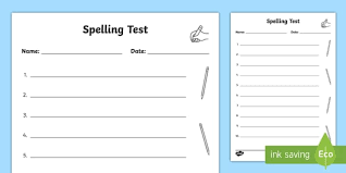 The trial permits you to download office 365 on for your information, there is another 22 similar pictures of spelling test template 20 words that. Ks2 And Ks1 Spelling Test Template Worksheet Twinkl