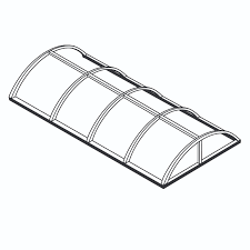 Rafters are best because of the open space they leave. Barrel Vault Half Round Skylight Plasteco
