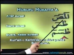 Mukattaa kelimesi arapça bir isimdir. Hurufu Mukatta Youtube