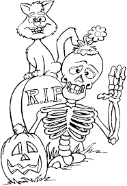 The following collection includes interesting skulls of various styles. Skeleton Wake Up Coloring Page Free Printable Coloring Pages For Kids