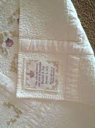 The Label I Made For My Son S Wedding Quilt Quilt Labels Wedding Quilt Quilts