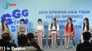 The poster of 2019 gfriend asia tour go go gfriend! in jakarta. 190726 Press Conference 2019 Gfriend Asia Tour Go Go Gfriend In Bangkok Youtube