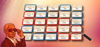 The key card corresponds to the grid of codename cards on the table indicating which words correspond to which team. Codenames Board Game Review Ultimate Guide 2021