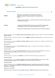 Cv european model romana completat sample service resume. Cv Europass Lb Romana 2016 Samoila Daniel