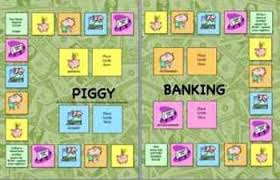 Banking Game Piggy Banking Money Games Everyday Math Math For Kids