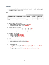 Hukum permintaan berlaku terbalik dengan harga barang. Jawapan Keanjalan Pjj
