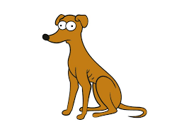Santas Little Helper Simpsons Dog Character Simpsons Drawings Cartoon Sketches Santa S Little Helper